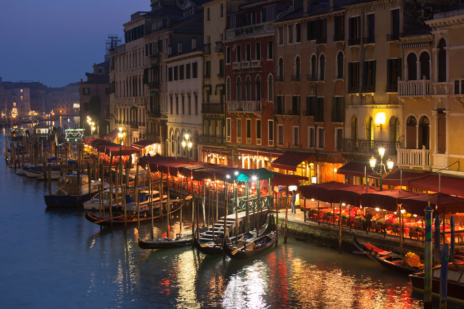 Grand Canal at Night, Venice